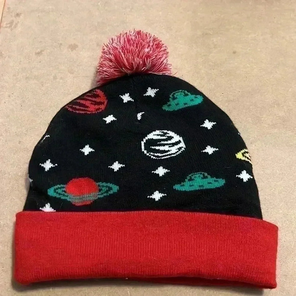 Just believe Santa Christmas beanie does light up - Picture 3 of 3